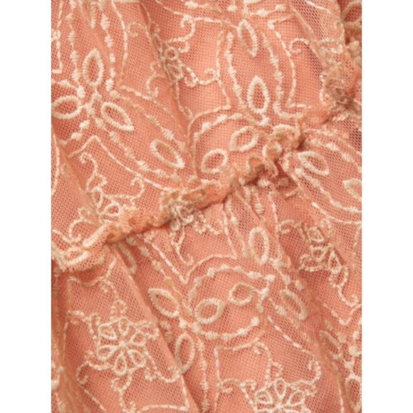 Johnny Was Jade Chelly Tiered Embroidered Dress, Size XLarge, Color Clay - Picture 4 of 14